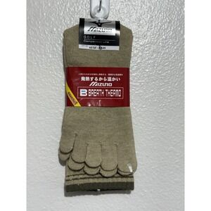Mizuno Golf Competition Line Toe Socks With Breath Thermo Technology